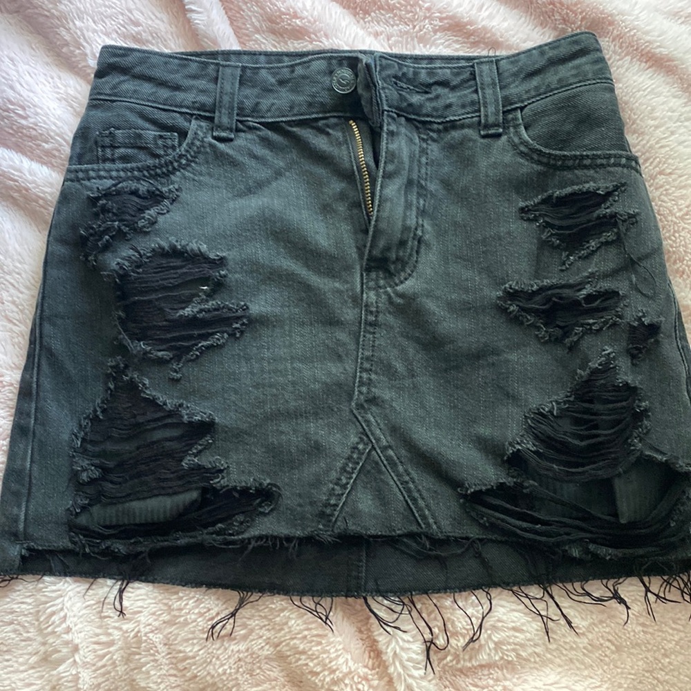 jean skirt